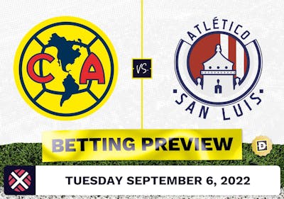 Club America vs. San Luis Prediction and Odds - Sep 6, 2022