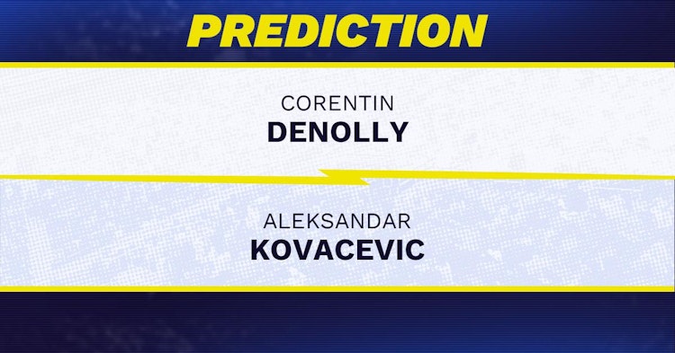 Corentin Denolly vs Aleksandar Kovacevic Tennis Prediction.