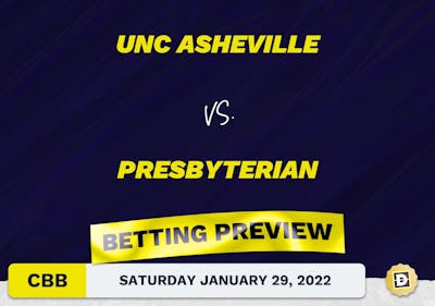 UNC Asheville vs. Presbyterian CBB Predictions and Odds - Jan 29, 2022