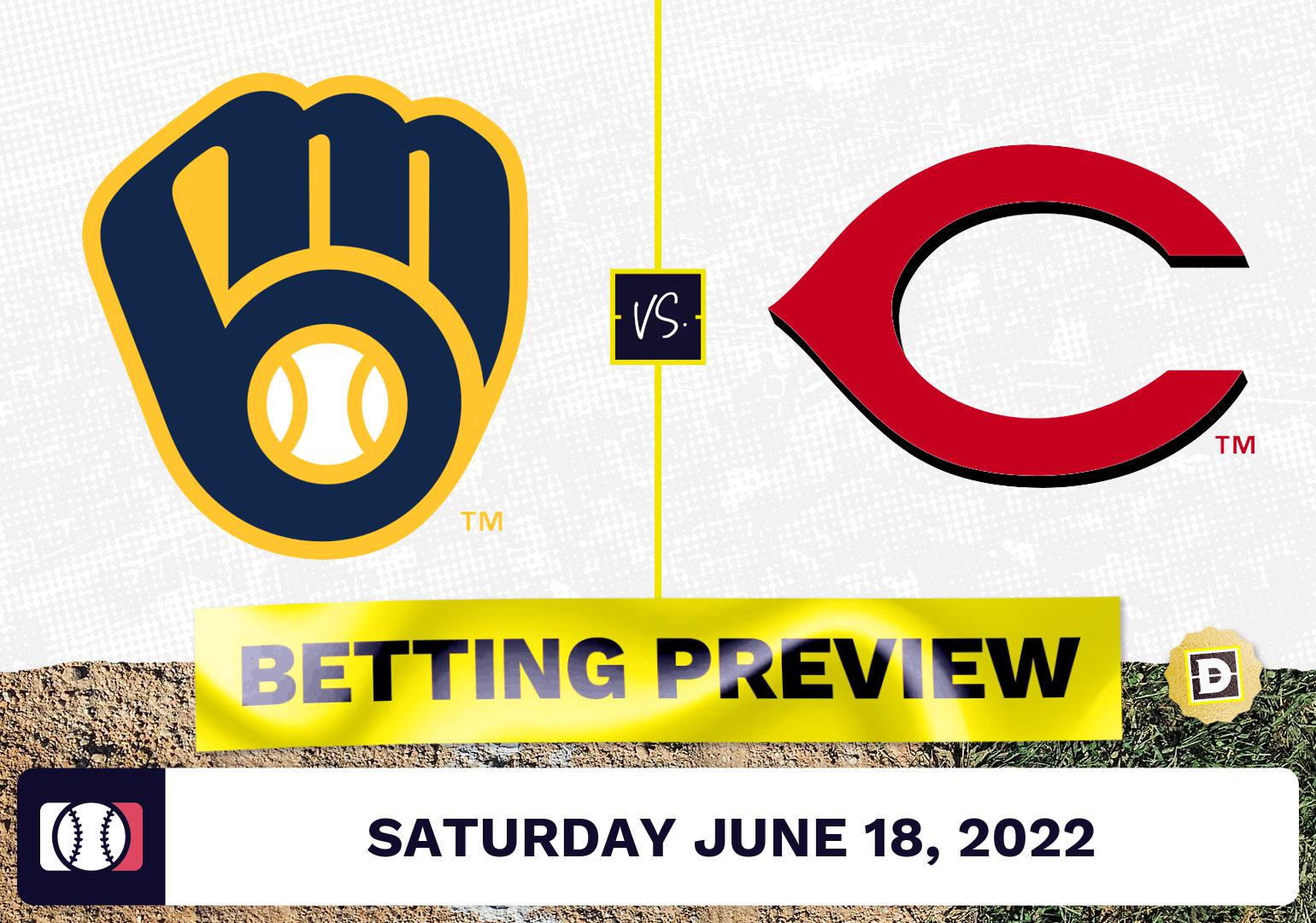 Brewers vs. Reds Prediction and Odds - Jun 18, 2022
