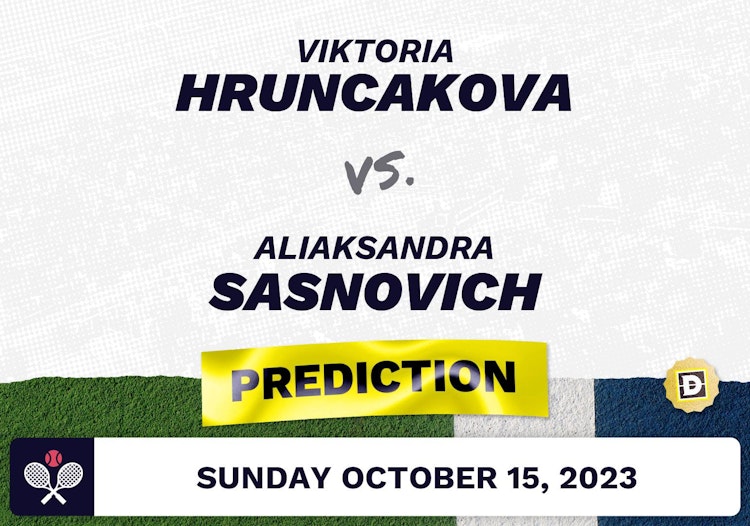 Viktoria Hruncakova vs. Aliaksandra Sasnovich Prediction - WTA Nanchang 2023