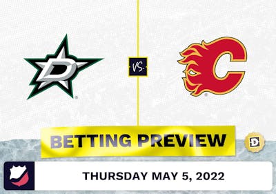 Stars vs. Flames Prediction and Odds - May 5, 2022