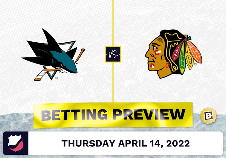 Sharks vs. Blackhawks Prediction and Odds - Apr 14, 2022