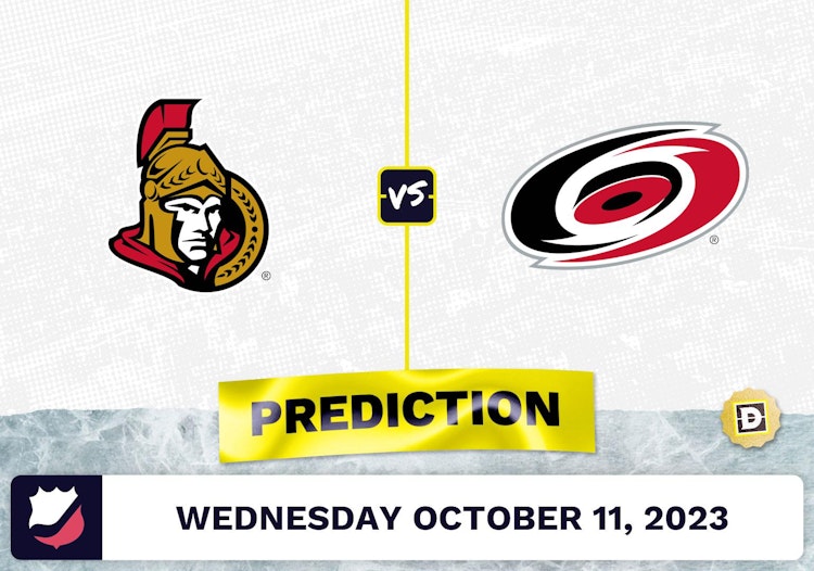 Senators vs. Hurricanes Prediction and Odds - October 11, 2023