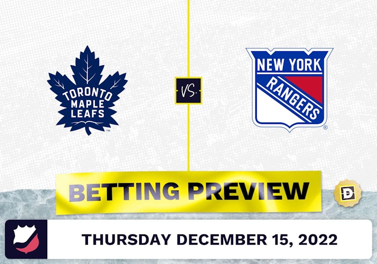 Maple Leafs vs. Rangers Prediction and Odds - Dec 15, 2022