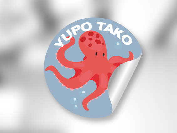 Impression sur yupo tako 