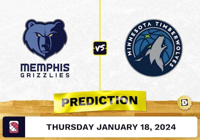 Memphis Grizzlies vs. Minnesota Timberwolves Prediction, Odds, NBA Picks [1/18/2024]