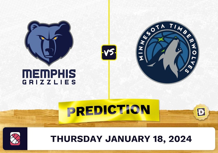 Memphis Grizzlies vs. Minnesota Timberwolves Prediction, Odds, NBA Picks [1/18/2024]