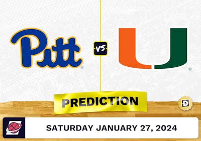 Pittsburgh vs. Miami (FL) Prediction, Odds, College Basketball Picks [1/27/2024]