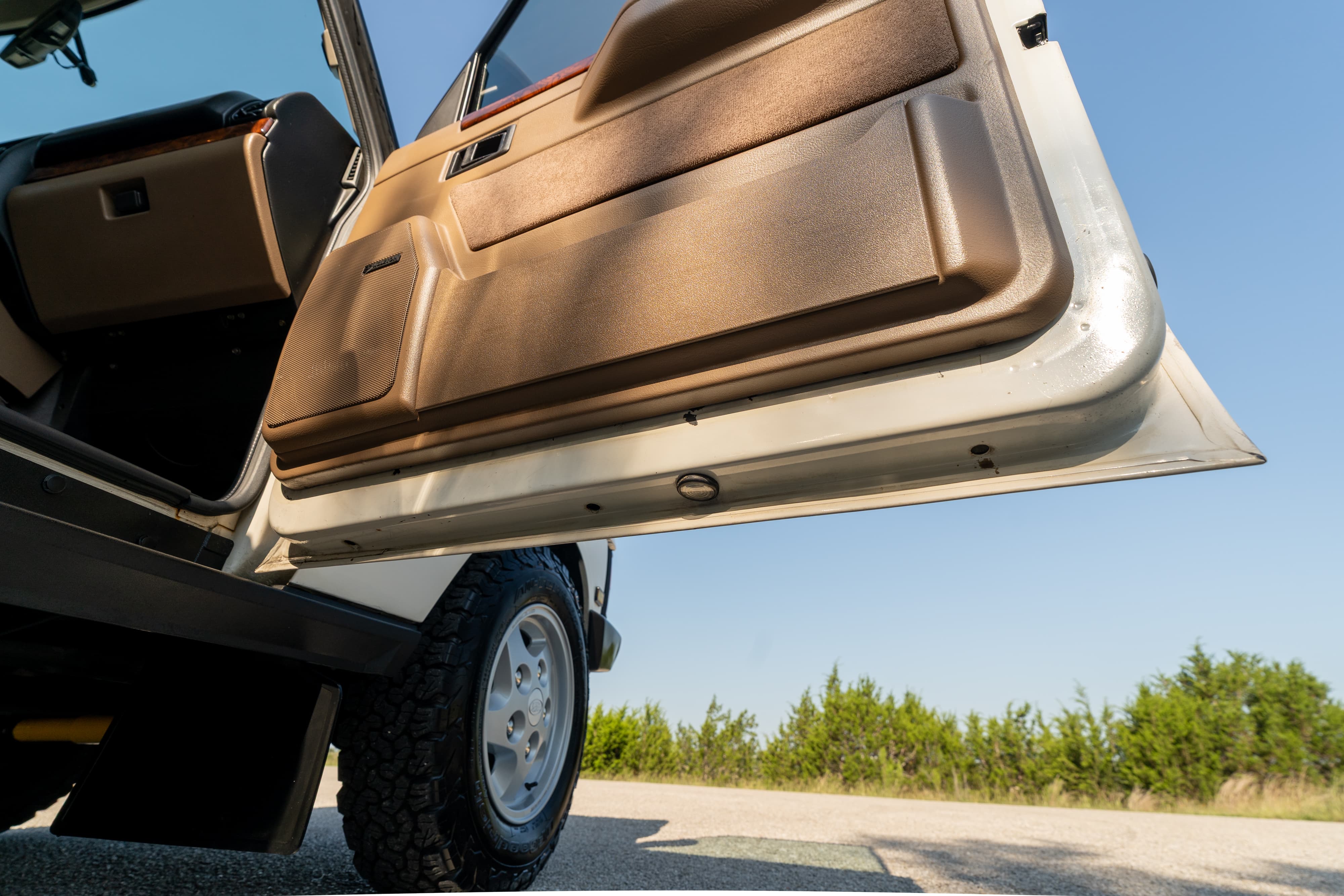 1995 White Land Rover Range Rover County Long Wheel Base in Austin, TX.