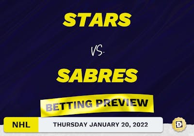 Stars vs. Sabres Predictions and Odds - Jan 20, 2022