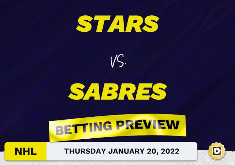 Stars vs. Sabres Predictions and Odds - Jan 20, 2022