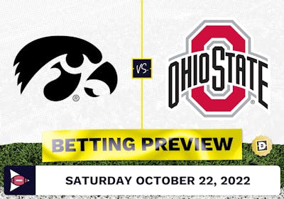 Iowa vs. Ohio State CFB Prediction and Odds - Oct 22, 2022