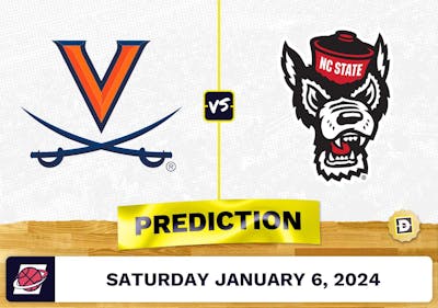 Virginia vs. North Carolina State Prediction, Odds, College Basketball Picks  [1/6/2024]