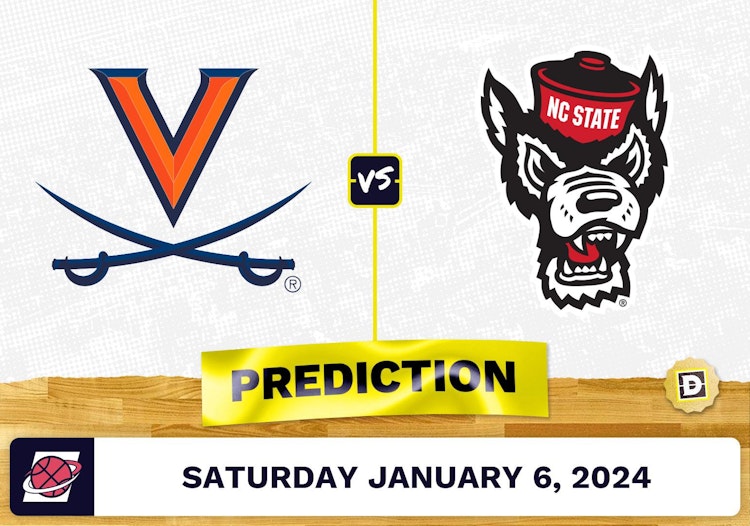 Virginia vs. North Carolina State Prediction, Odds, College Basketball Picks  [1/6/2024]