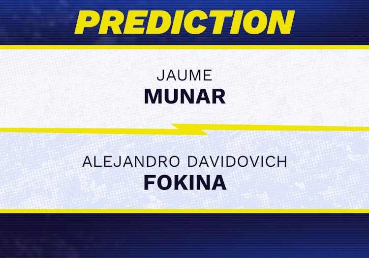 Jaume Munar vs Alejandro Davidovich Fokina Tennis Prediction.