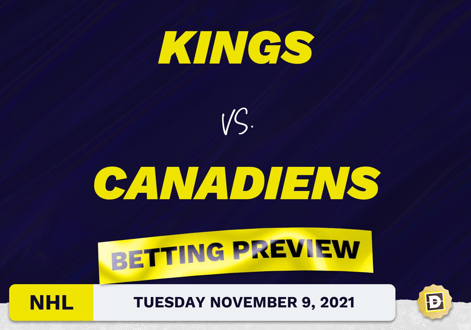 Kings vs. Canadiens Predictions and Odds - Nov 9, 2021