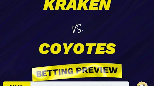 Kraken vs. Coyotes Predictions and Odds - Mar 22, 2022