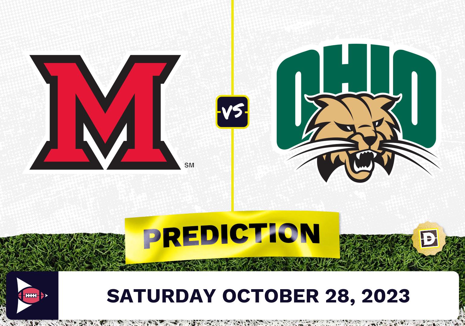 Miami Ohio Vs. Ohio CFB Prediction And Odds - October 28, 2023