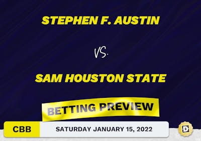 Stephen F. Austin vs. Sam Houston State CBB Predictions and Odds - Jan 15, 2022