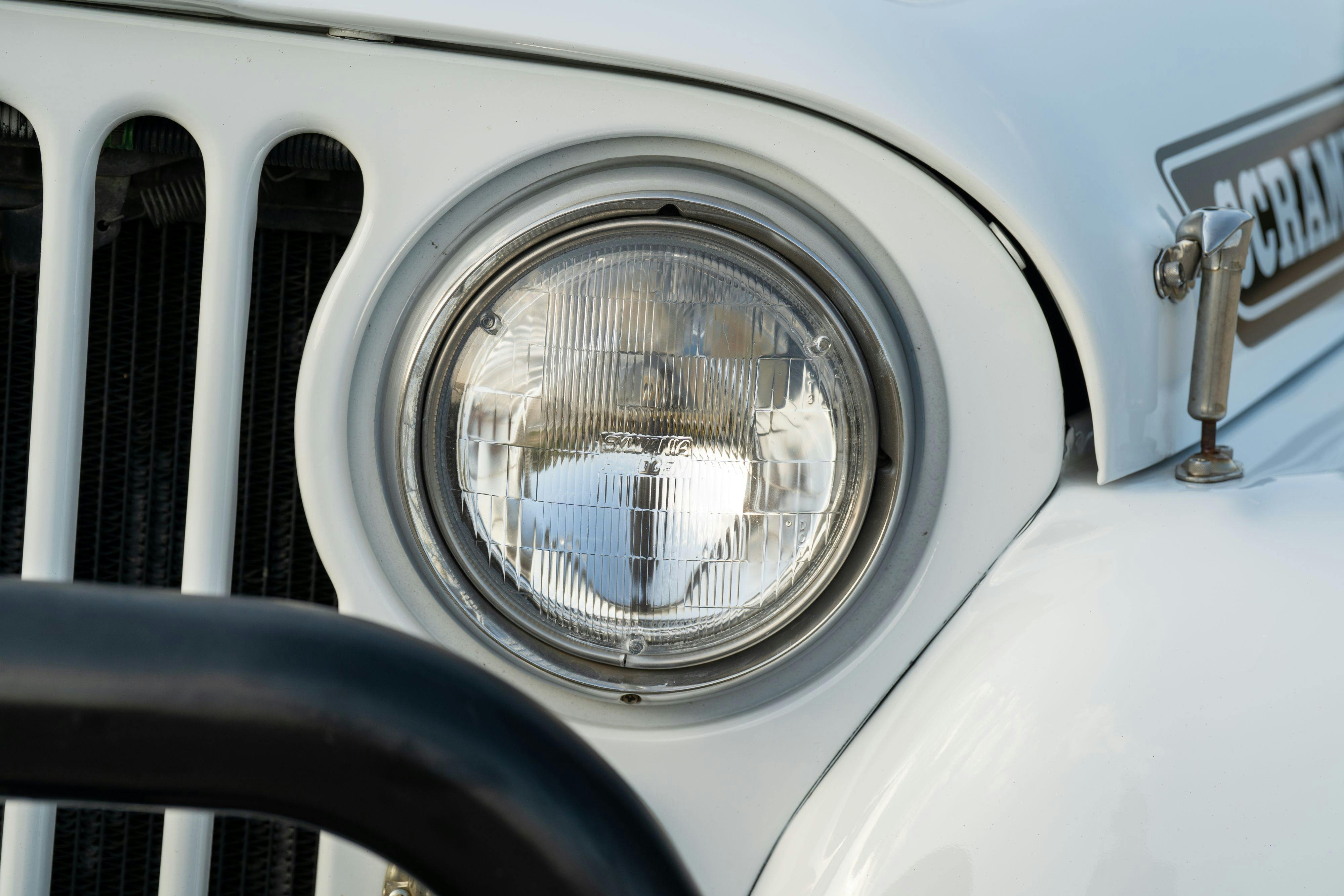 1983 Jeep Scrambler in White on Black in Austin, TX.