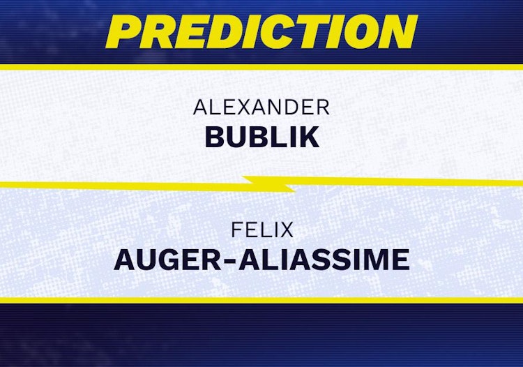 Alexander Bublik vs Felix Auger-Aliassime Tennis Prediction.