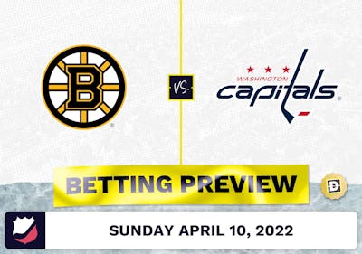Bruins vs. Capitals Prediction and Odds - Apr 10, 2022