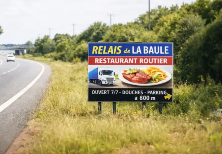 Impression affiche 240x160 cm pour communication extérieure