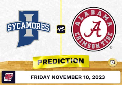 Indiana State vs. Alabama Basketball Prediction - November 10, 2023
