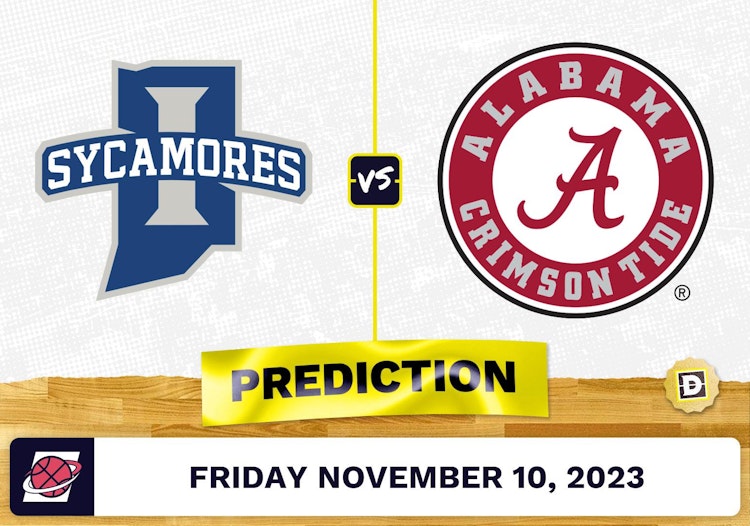 Indiana State vs. Alabama Basketball Prediction - November 10, 2023