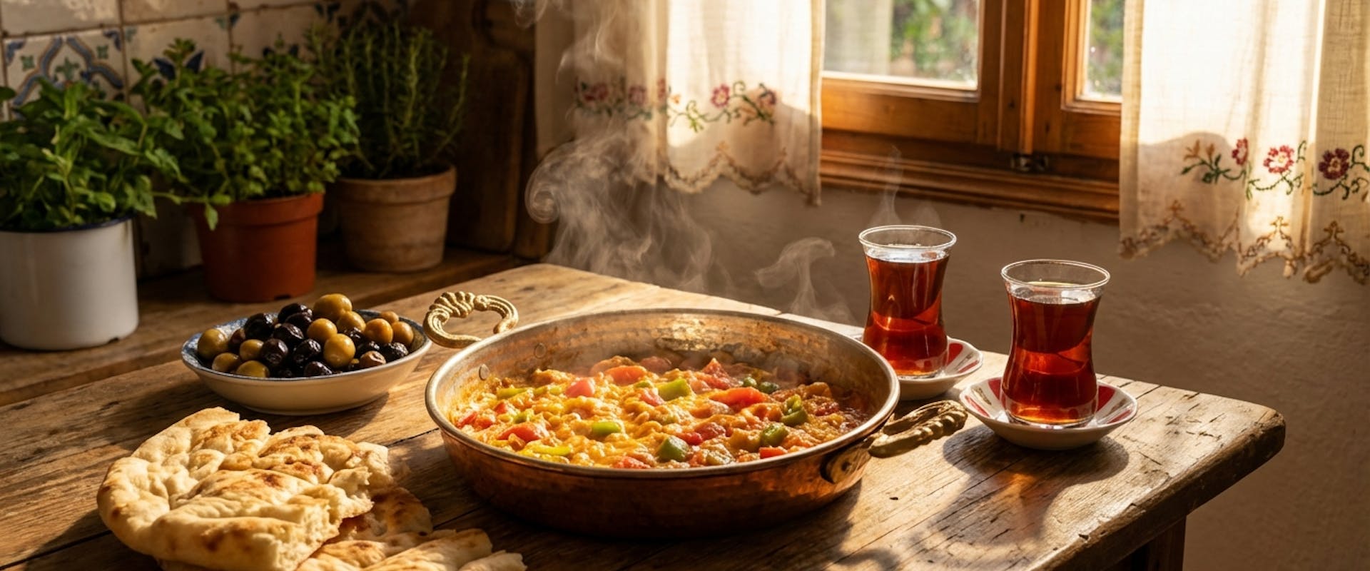 Sunrise in Ankara: The Art of Perfect Menemen and Turkish Breakfast Culture