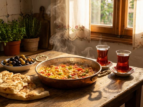 Sunrise in Ankara: The Art of Perfect Menemen and Turkish Breakfast Culture