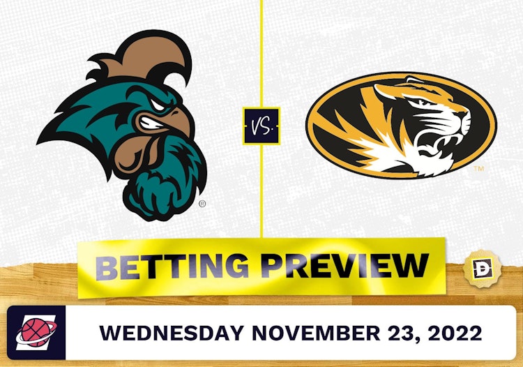 Coastal Carolina vs. Missouri CBB Prediction and Odds - Nov 23, 2022