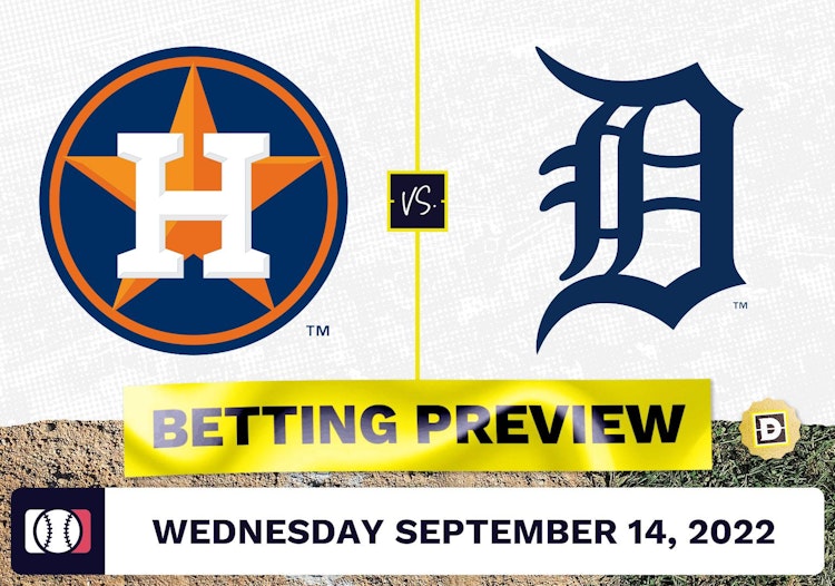 Astros vs. Tigers Prediction and Odds - Sep 14, 2022