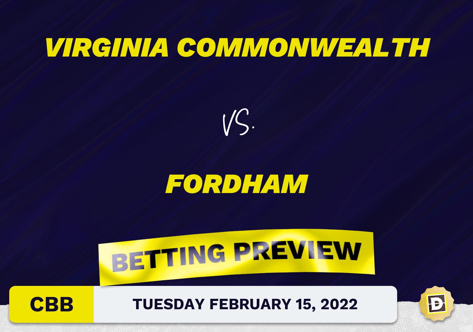 Virginia Commonwealth vs. Fordham CBB Predictions and Odds - Feb 15, 2022