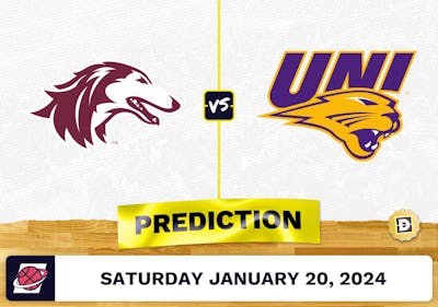 Southern Illinois vs. Northern Iowa Prediction, Odds, College Basketball Picks [1/20/2024]