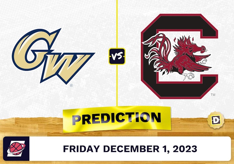 George Washington vs. South Carolina Basketball Prediction - December 1, 2023