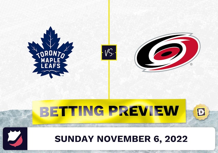 Maple Leafs vs. Hurricanes Prediction and Odds - Nov 6, 2022