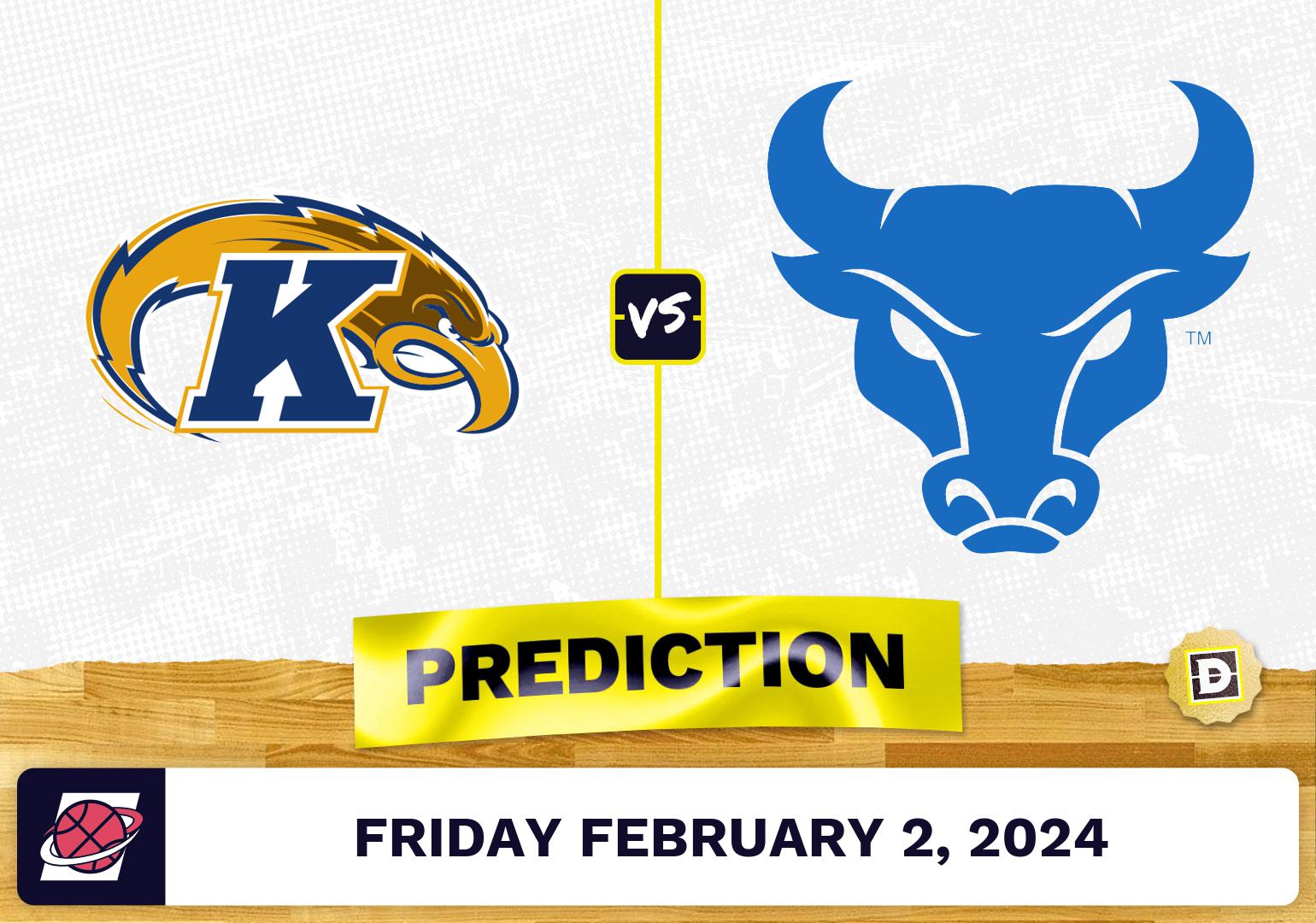 Kent State vs. Buffalo Prediction by Proven Computer Model [2/2/2024]