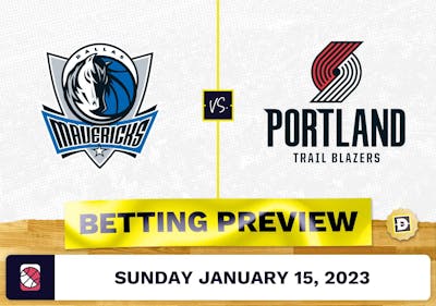 Mavericks vs. Trail Blazers Prediction and Odds - Jan 15, 2023
