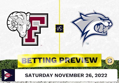 Fordham vs. New Hampshire CFB Prediction and Odds - Nov 26, 2022