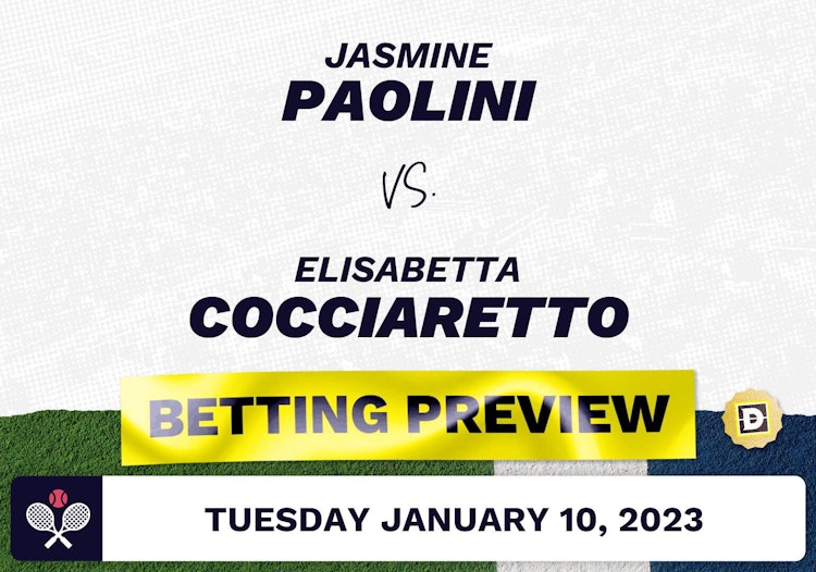 Jasmine Paolini vs. Elisabetta Cocciaretto Predictions - Jan 10, 2023