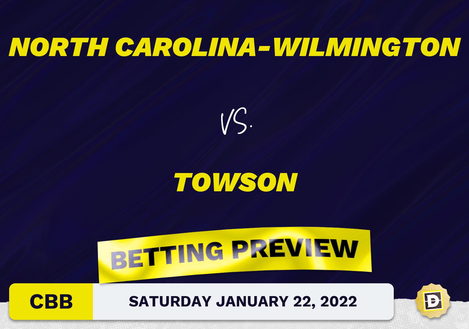 North Carolina-Wilmington vs. Towson CBB Predictions and Odds - Jan 22, 2022