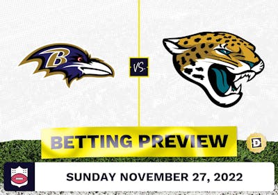 Ravens vs. Jaguars Week 12 Prediction and Odds - Nov 27, 2022
