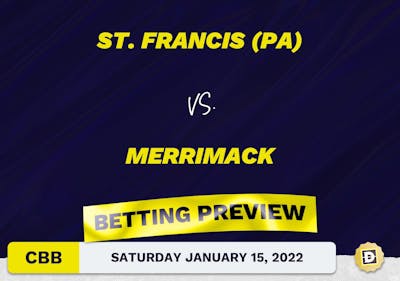 St. Francis (PA) vs. Merrimack CBB Predictions and Odds - Jan 15, 2022