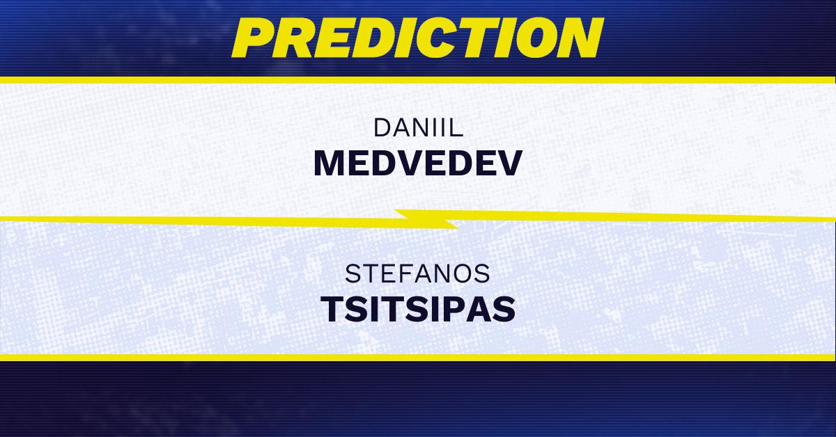 Daniil Medvedev vs Stefanos Tsitsipas Tennis Prediction.