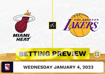 Heat vs. Lakers Prediction and Odds - Jan 4, 2023