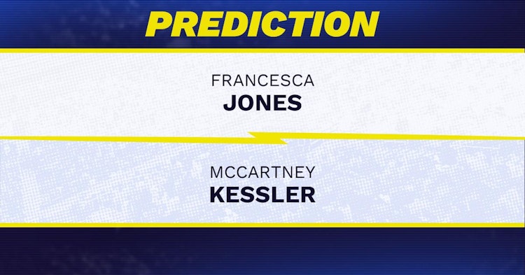 Francesca Jones vs McCartney Kessler Tennis Prediction.