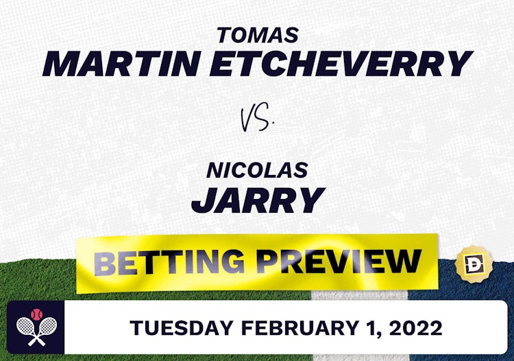 Tomas Martin Etcheverry vs. Nicolas Jarry Predictions - Feb 1, 2022