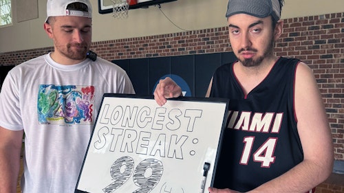 This Man Has Locked Himself in a Gym for 60 Hours to Make Free Throw History—And He's Still Going